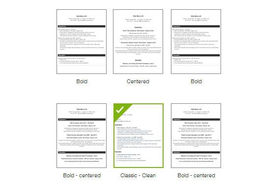 free resume builer