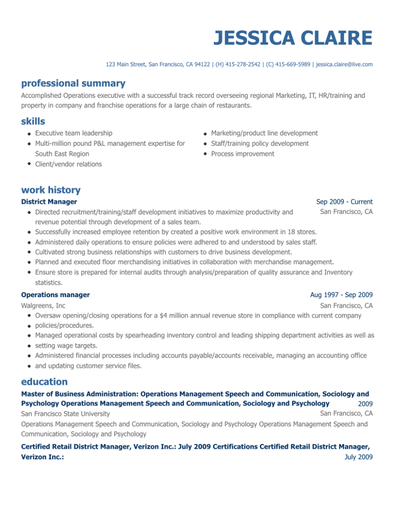 Modern resume template with contemporary layout and sleek design