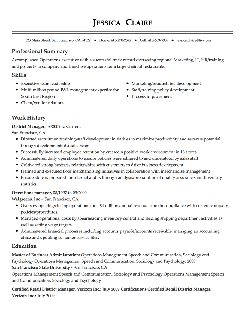 modern resume template